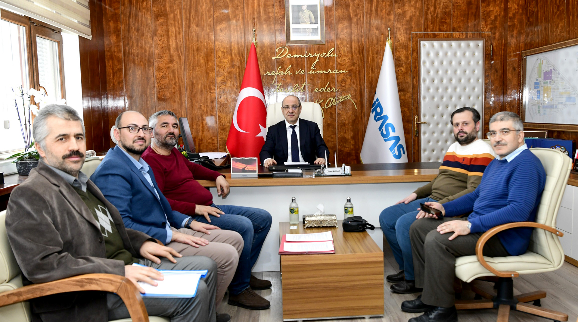 Fakültemiz ile TÜRASAŞ Sivas Bölge Müdürlüğü Arasında İş Birliği Görüşmesi